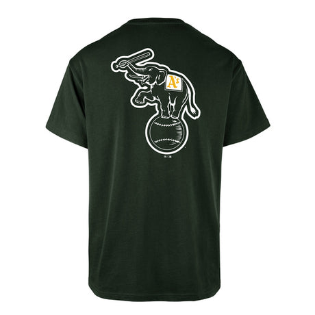 Tee-shirt 47 Brand MLB Oakland Athletics Backer Echo Dark Green
