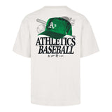 Tee-shirt 47 Brand MLB Athletics Baseball Inthepaper Foundatio Sandston