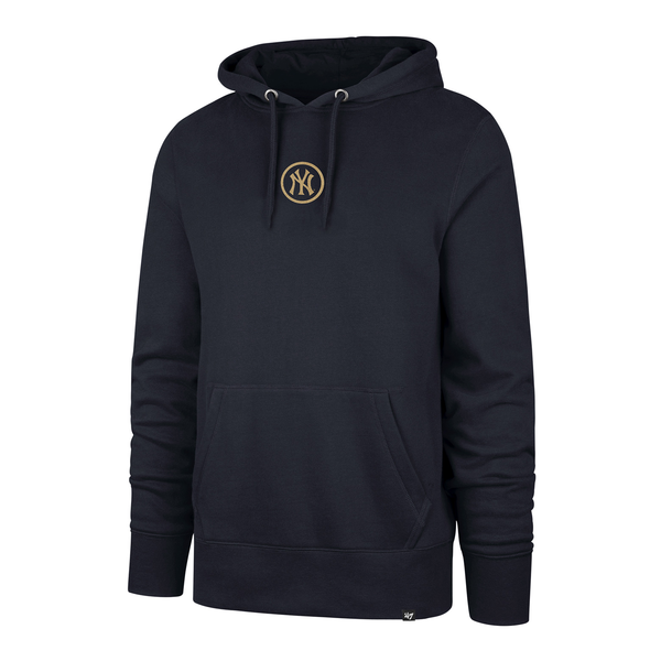 Sweat à capuche 47 Brand MLB Nyork Yankees Goldfoilbacker Melrose Fall Navy