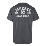 Tee-shirt 47 Brand MLB New York Yankees Backer Echo Vintage Navy