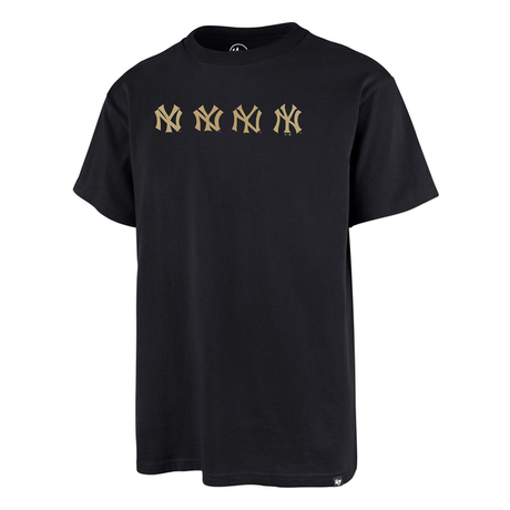 Tee-shirt 47 Brand MLB New York Yankees Gold Foil Southside Fall Navy