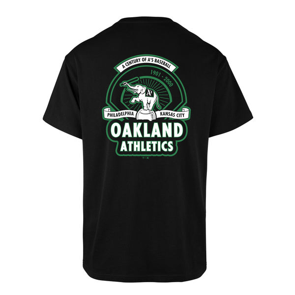 Tee-shirt 47 Brand MLB Oakland Athletics Backer Echo Jet Black