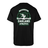 Tee-shirt 47 Brand MLB Oakland Athletics Backer Echo Jet Black