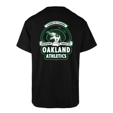 Tee-shirt 47 Brand MLB Oakland Athletics Backer Echo Jet Black