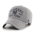 Casquette 47 Brand MLB New York Yankees Maulden Arch Clean Up Grey