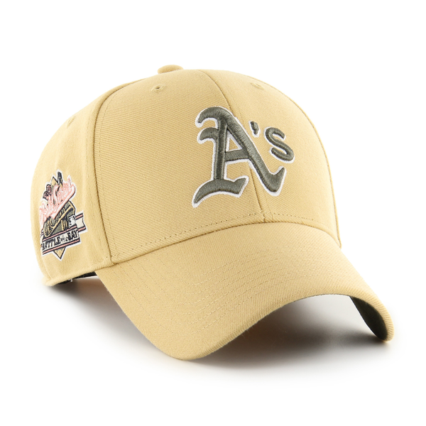 Casquette snapback 47 Brand MLB Oakland Athletics Shot MVP Light Tan