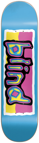 Blind Deck Colored Logo Rhm Blue