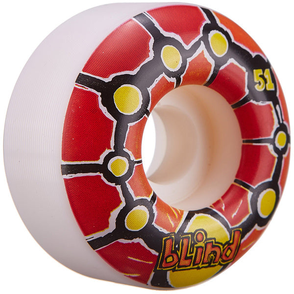 Blind Wheels (Jeu De 4) 51Mm Round Space V2 Red Orange 101A