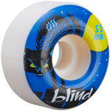 Blind Wheels (Jeu De 4) 52Mm Nine Lives Blue 101A