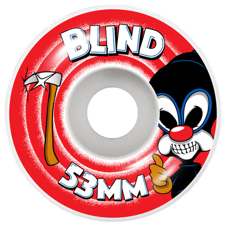 Blind Wheels (Jeu De 4) 53Mm Reaper Impersonator Red 101A