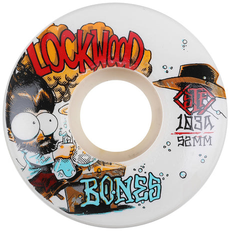 Bones Wheels (Jeu De 4) Stf 52Mm V3 Lockwood Xprimental 103A