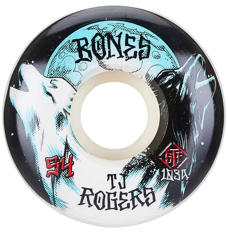 Bones Wheels (Jeu De 4) Stf 54Mm V3 Rogers Howl 103A Slims