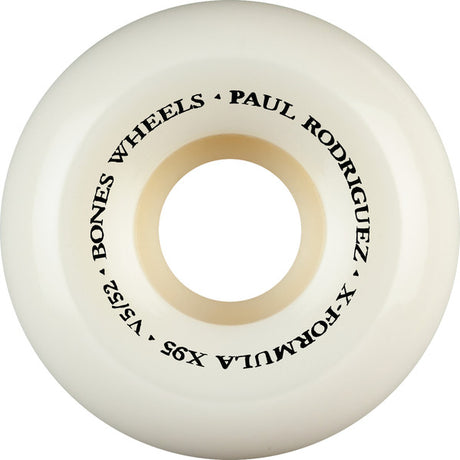 Roues de skate Bones 52 mm XF V5 95A P-Rod SW Heel Sidecut