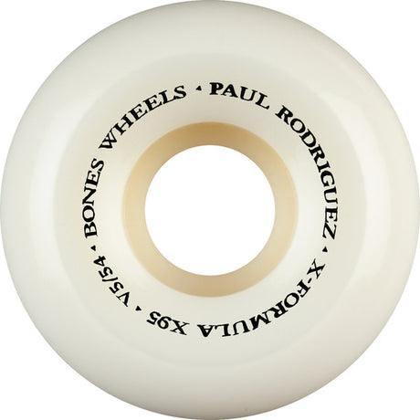 Roues de skate Bones 54 mm XF V5 95A P-Rod SW Heel Sidecut