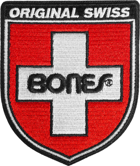 Bones Patch Swiss Shield