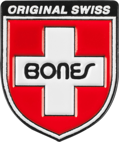 Bones Pin Lapel Swiss Shield