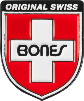 Bones Pin Lapel Swiss Shield