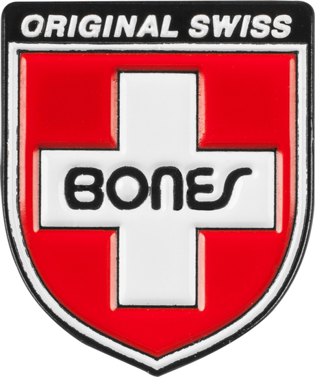 Bones Pin Lapel Swiss Shield
