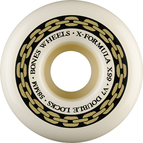 Bones Wheels (Jeu De 4) Xf 58Mm V7 Double Locks 99A