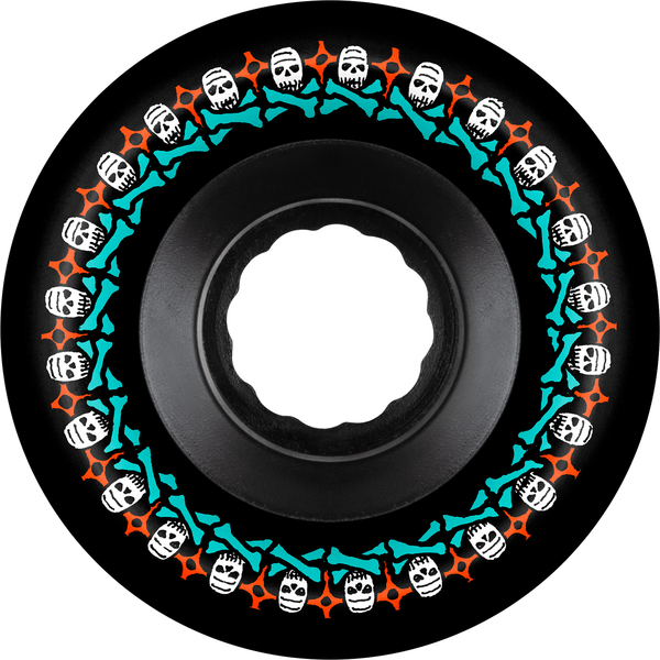 Bones Wheels (Jeu De 4) Atf 56Mm Rough Riders 80A Blk