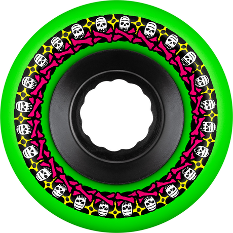 Bones Wheels (Jeu De 4) Atf 59Mm Rough Riders 80A Grn