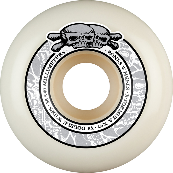 Bones Wheels (Jeu De 4) Xf 56Mm V8 97A Double Wide