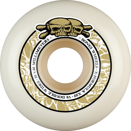 Bones Wheels (Jeu De 4) Xf 56Mm V8 99A Double Wide