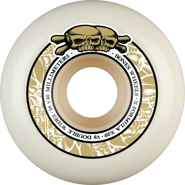 Bones Wheels (Jeu De 4) Xf 56Mm V8 99A Double Wide