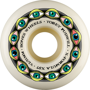 Bones Wheels (Jeu De 4) Xf 51Mm V2 97A Pudwill Frying Eyes