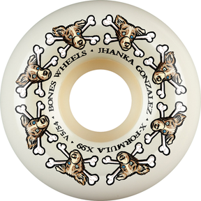 Roues de skate Bones 54 mm XF V5 99A Jhanka Vato Sidecut