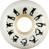 Roues de skate Bones 52 mm XF V5 95A P-Rod SW Heel Sidecut