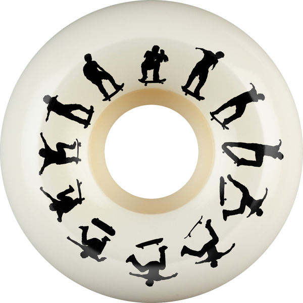 Roues de skate Bones 53 mm XF V5 95A P-Rod SW Heel Sidecut