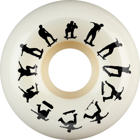 Roues de skate Bones 54 mm XF V5 95A P-Rod SW Heel Sidecut