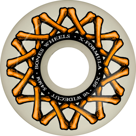Bones Wheels (Jeu De 4) Xf 54Mm V6 95A 34Mm Wide-Cut
