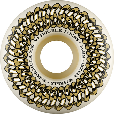 Bones Wheels (Jeu De 4) Xf 56Mm V7 99A Double Lock