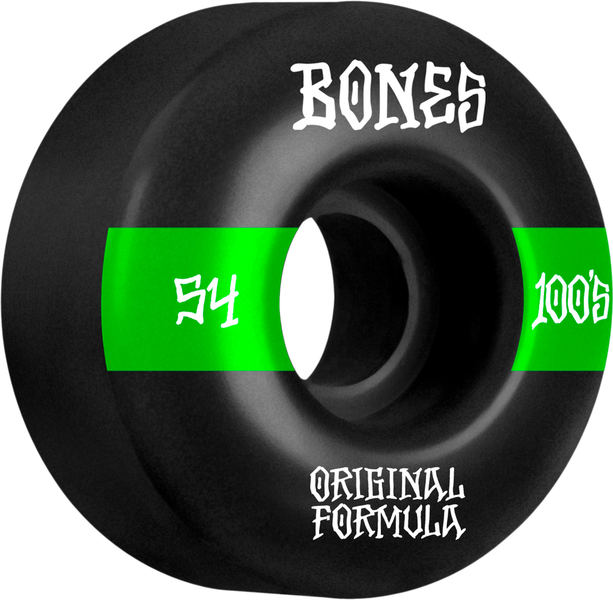 Bones Wheels (Jeu De 4) 100'S 54Mm V4 #14 Black Wide