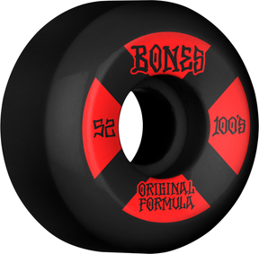 Bones Wheels (Jeu De 4) 100'S 52Mm V5 #4 Black Sidecut