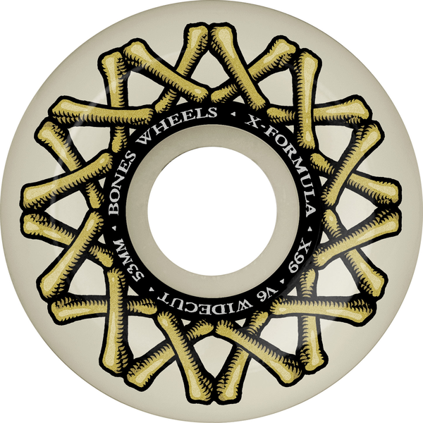 Bones Wheels (Jeu De 4) Xf 53Mm V6 99A Wide-Cut