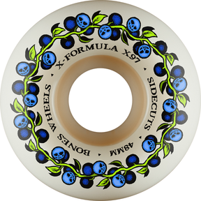 Bones Wheels (Jeu De 4) Xf 48Mm V5 97A Skull Berries Sidecut