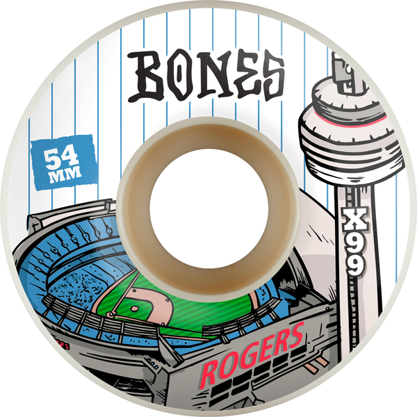 Bones Wheels (Jeu De 4) Xf 54Mm V1 97A Rogers Centre