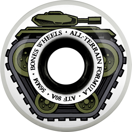 Bones Wheels (Jeu De 4) Atf 60Mm All Tank 80A