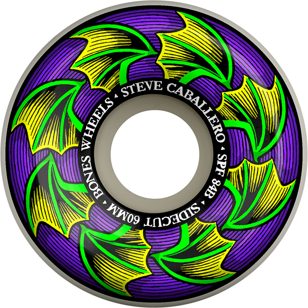 Bones Wheels (Jeu De 4) Spf 60Mm P5 Caballero Bat Wings 84B