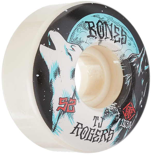 Bones Wheels (Jeu De 4) Stf 52Mm V3 Rogers Howl 103A Slims