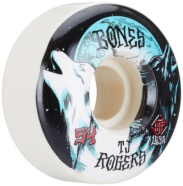 Bones Wheels (Jeu De 4) Stf 54Mm V3 Rogers Howl 103A Slims