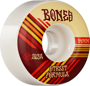 Bones Wheels (Jeu De 4) Stf 54Mm V4 Retros 103A White Wide