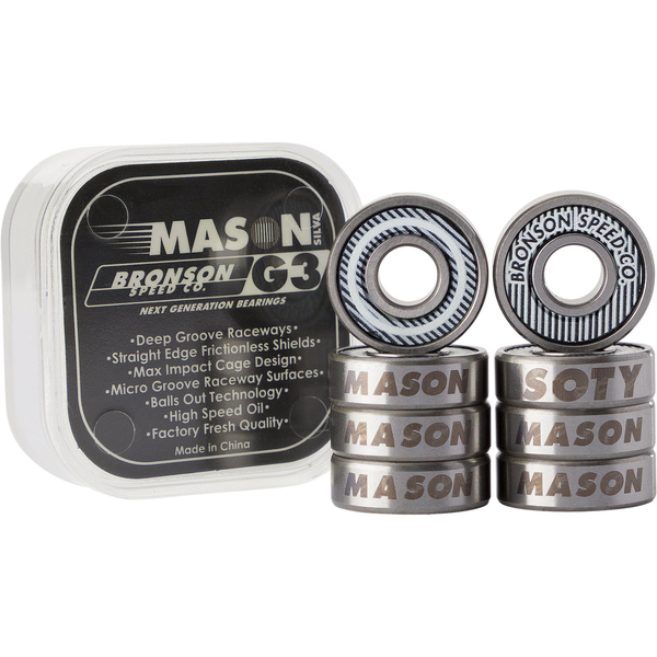 Bronson Speed Co Roulements (Jeu De 8) Pro Mason Silva G3