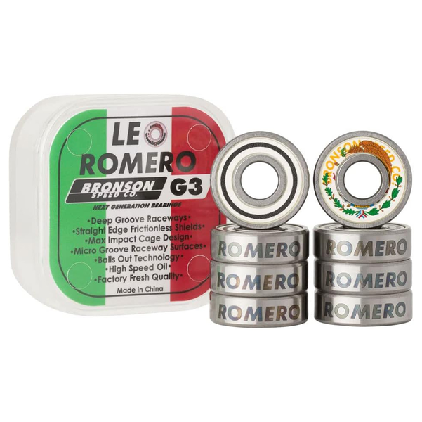 Bronson Speed Co Roulements (Jeu De 8) Pro Leo Romero G3