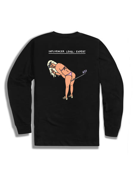 Brother Merle T-Shirt Inflencer Ls Black