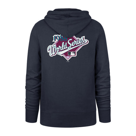 Sweat à capuche 47 Brand MLB Losangeles Dodgers Imprint Backer Burn Litnavy
