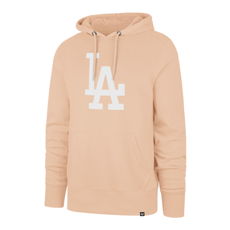 Sweat à capuche 47 Brand MLB Losangeles Dodgers Imp Backhelix Dusty Mauve